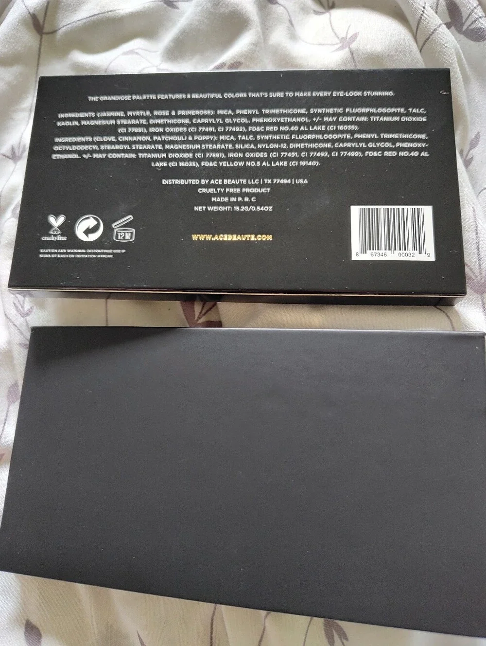 Ace Beaute Grandiose Eyeshadow Palette